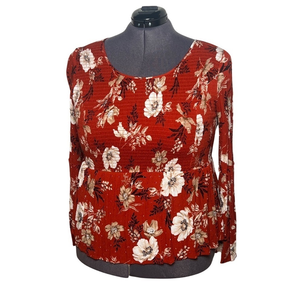Torrid Babydoll Crinkle Gauze Midi Top (Size 2)